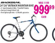 Backtral 24"/26" Outback Mountain Bike-Each