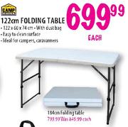 Camp Master Folding Table-184cm Each 