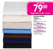 Primaries Sheeting King Fitted Or Flat-Each