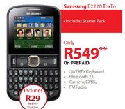 Samsung E2220 TexTo