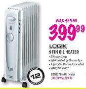 Logik 9 Fin Oil Heater