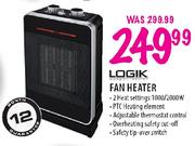 Logik Fan Heater-1000/2000W