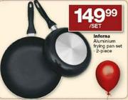 Infena Aluminium Frying Pan Set-2-Piece Per Set