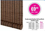 Ready-Made Bamboo Roll-up Blinds-1600x1600mm