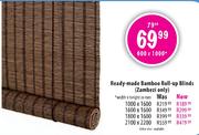 Ready-Made Bamboo Roll-up Blinds-1800x1600mm
