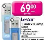 Lexar 4GB V10 Jump Drive Each