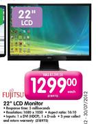 Fujitsu 22" LCD Monitor