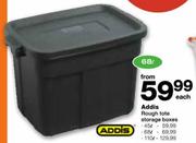 Addis Rough Tote Storage Boxes-110Ltr