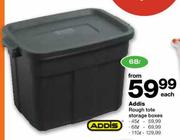 Addis Rough Tote Storage Boxes-68Ltr