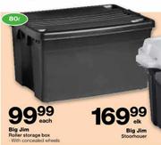 Big Jim Roller Storage Box-80Ltr