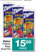 Ziploc Freezer Bags Assorted