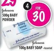 Johnson's Baby Soap-4x100g