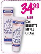 Bennetts Nipple Cream-50ml Each