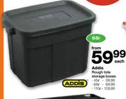 Addis Rough Tote Storage Boxes-68ltr Each