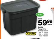 Addis Rough Tote Storage Boxes-110ltr Each