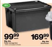 Big Jim Roller Storage Box-80ltr Each