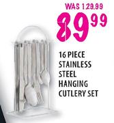 Stainless Steel Hanging Cutlery Set-16 Piece