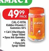 Cal-C-Vita Kiddies Vitamin C Gummies-60's