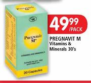 Pregnavit M vitamins & Minerals-30's