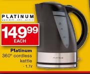 Platinum 360 Degree Cordless Kettle-1.7 Ltr