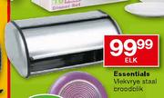 Essentials Vlekvrye Staal Broodblik