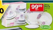 Ditsy Floral Dinner Set-16 piece per set