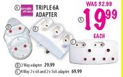 Simple Choice Triple 6A Adapter-Each 