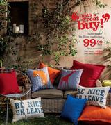 Love RSA/'Be Nice' Plain Cushions-68x68cm
