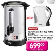 Mellerware Urn-10l Plus Jug Kettle Bundle-1.7l