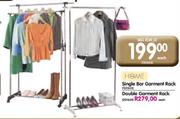 Home Single Bar Garment Rack-Each