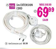 Simple Choice Extension Cord-10m Each