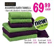 Glodina Assorted Hand Towel-Each
