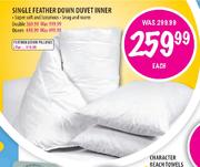 Single Feather Down Duvet Inner-Each