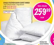 Double Feather Down Duvet Inner-Each