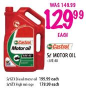 GTX Diesel Motor Oil-5l Each
