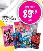 Character Beach Towels-Each