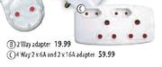 4 Way 2x16A Adapter-Each