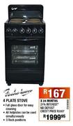 4 Plate Stove