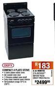  Defy Compact 4 Plate Stove