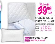 Quilted Mattress Protectors Queen-Each