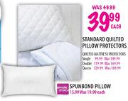 Quilted Mattress Protectors Double-Each