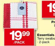 Essentials Terry Swabs-2-pack per pack