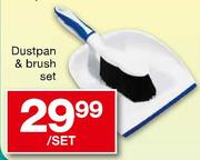 Dustpan & Brush Set-per set