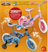 Power Rangers/Ben 10/Spider-Man/Disney Princess/Minnie Bow-Tique BMX Bicycles-Each