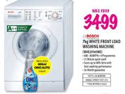 Bosch White Front Load Washing Machine-7kg