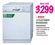 Bosch 12 Place White White Dishwasher (SMS40E02ZA)