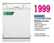 Kelvinator 12 Place White Dishwasher (KD12WW1)