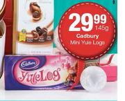 Cadbury Mini Yule Logs-145g