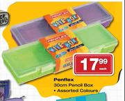 Penflex Pencil Box Assorted Colours-30cm Each