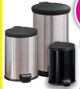 Mainstays Stainless Steel Or Black Metal Bins-30L Each